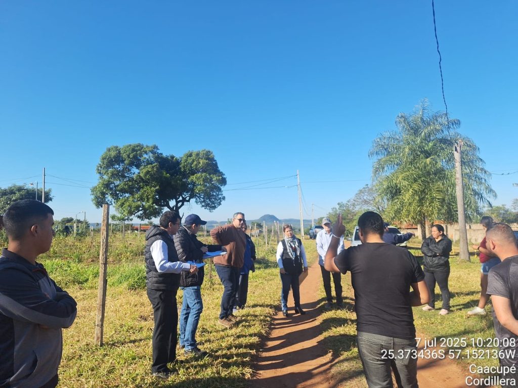 Inspección especial en la ciudad de Caacupé