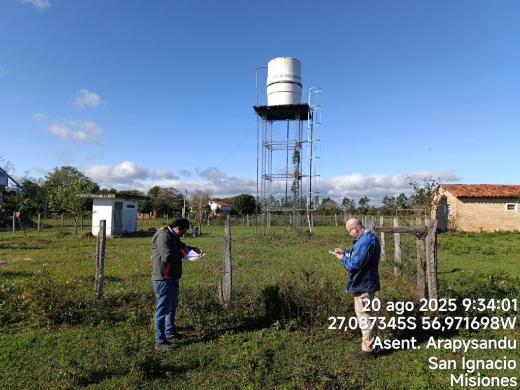 ERSSAN Supervisa la Calidad del Servicio de Agua en el Departamento de Misiones.