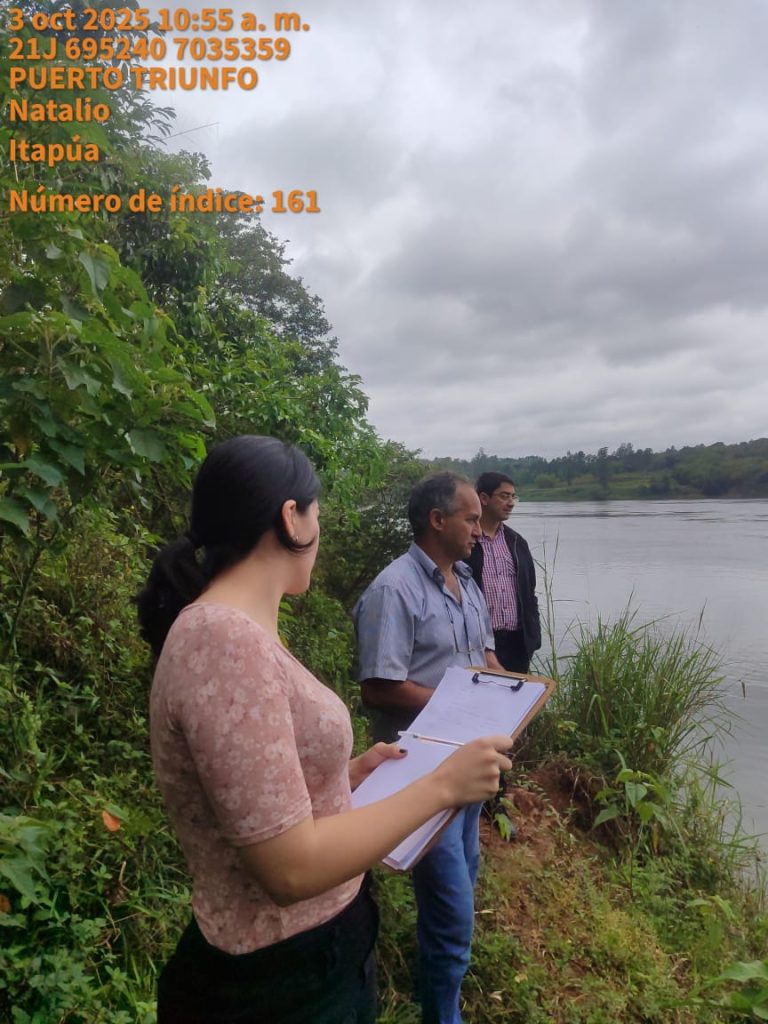 ERSSAN realiza Inspección Especial en Puerto Triunfo, Departamento de Itapúa.