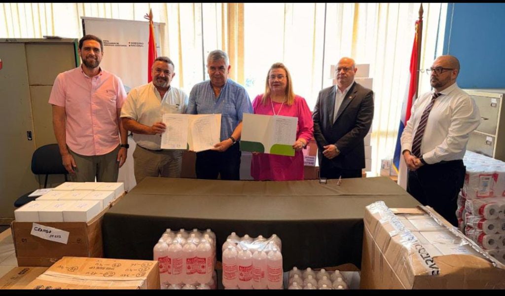 Donación de reactivos e insumos laboratoriales por parte de Itaipú Binacional