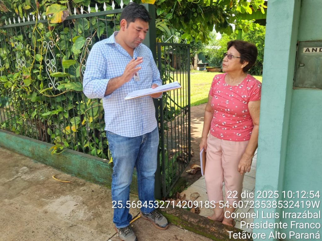 Control de la calidad del servicio en los departamentos de Alto Paraguay y Alto Paraná.