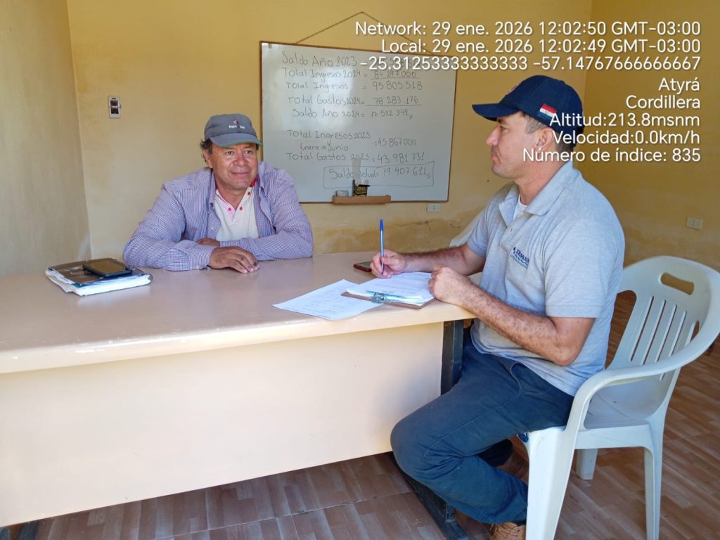 Continúan los Controles al Servicio de Agua a Prestadores en Departamento de Cordillera.