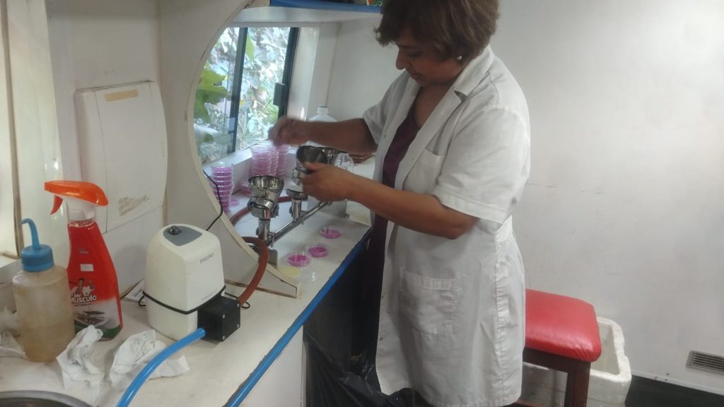 Continúa Controles de la Calidad del Servicio de Agua en Cordillera.