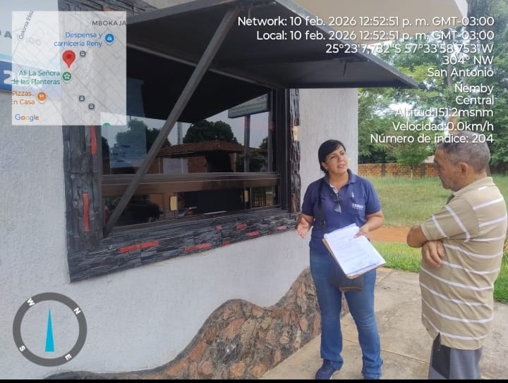 Asistencia In situ sobre reclamos recibidos en el departamento Central