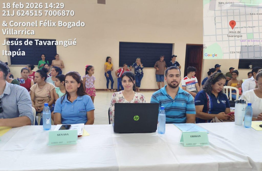 Participación Del ERSSAN En La Segunda Jornada De La Mesa De Protección Social En Jesús De Tavarangue.