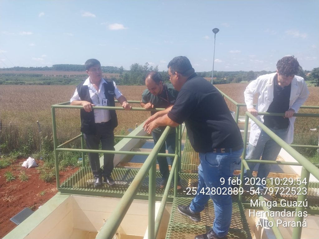 Verificación la calidad del agua en el Centro Penitenciario de Minga Guazú