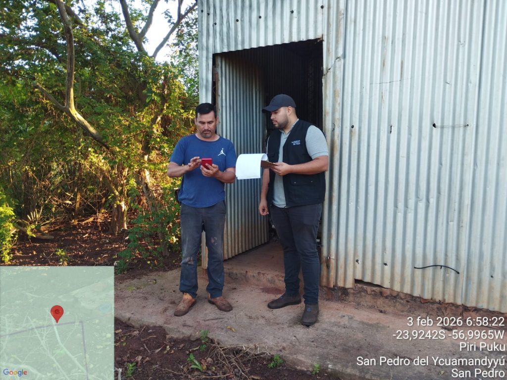 Atención y Seguimiento de Expedientes en los Departamentos de San Pedro, Paraguarí Y Central.