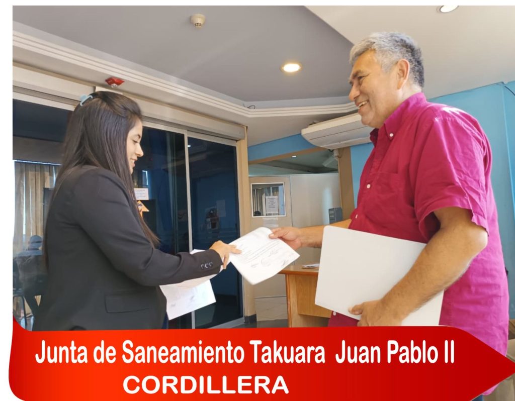 ERSSAN atiende a representantes de la Junta de Saneamiento de Itacurubí de la Cordillera.