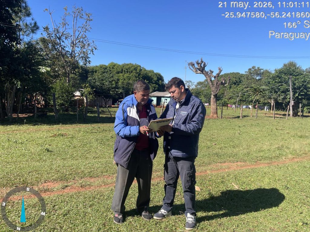 Relevamiento de datos en General Eugenio A. Garay (Guairá)