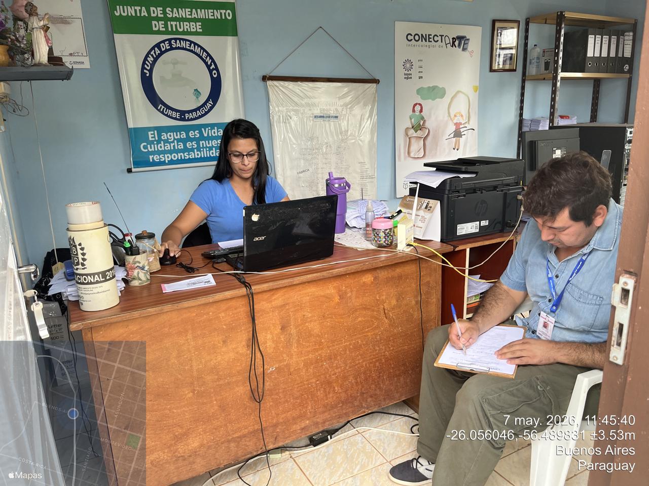 ERSSAN prosigue con el plan anual de supervisión en el departamento de Guairá.