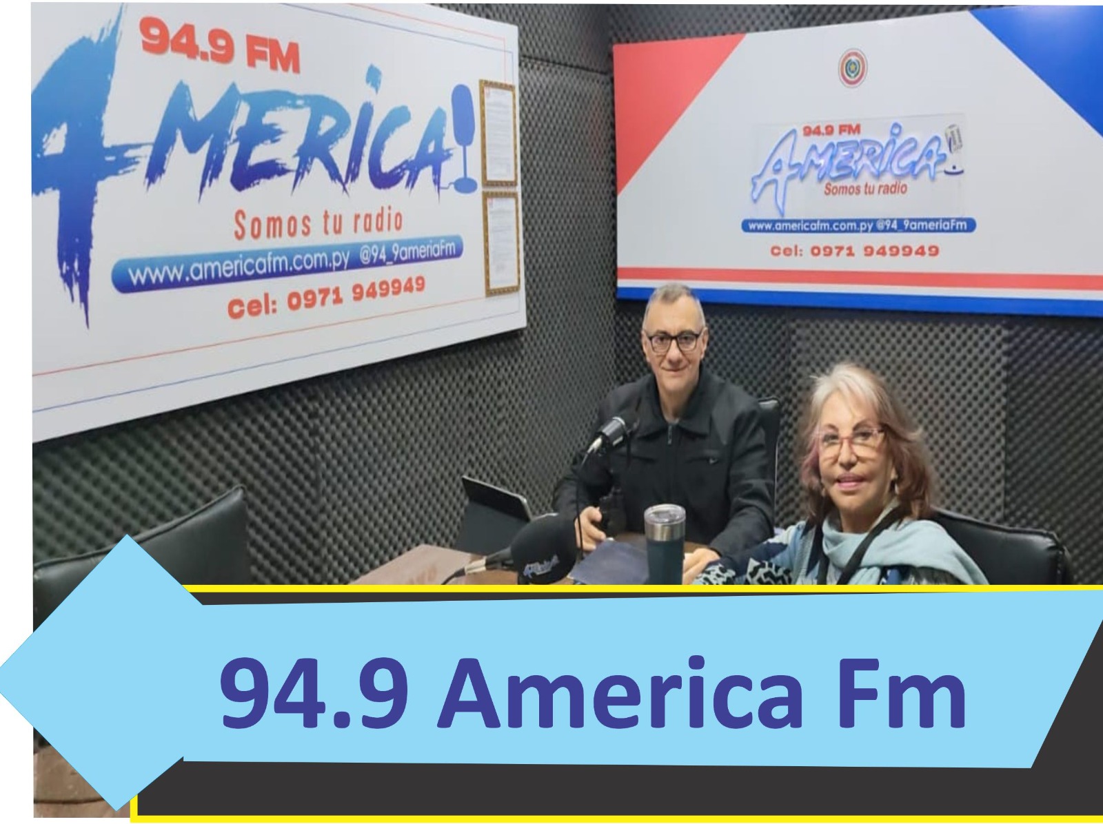 Participación en Radio America 94.9 de Pedro Juan Caballero