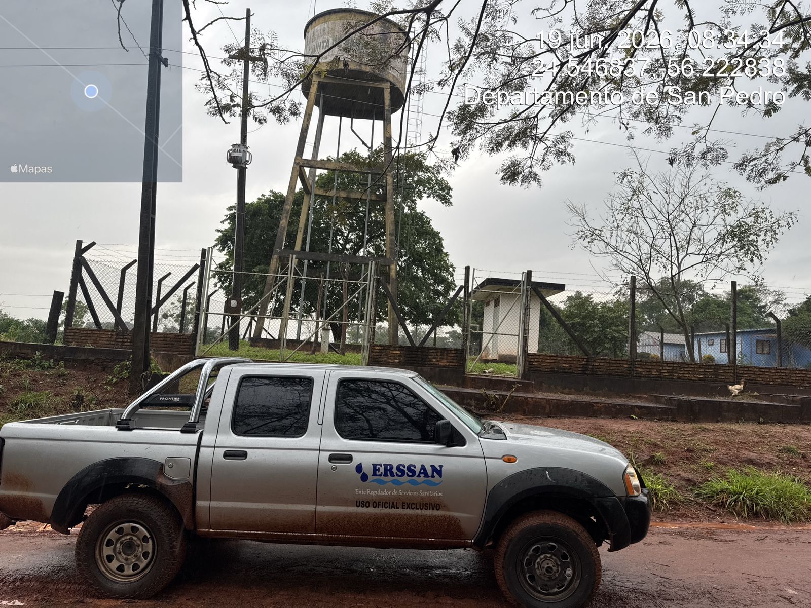 ERSSAN cierra la semana con controles de la calidad del servicio en el departamento de San Pedro.