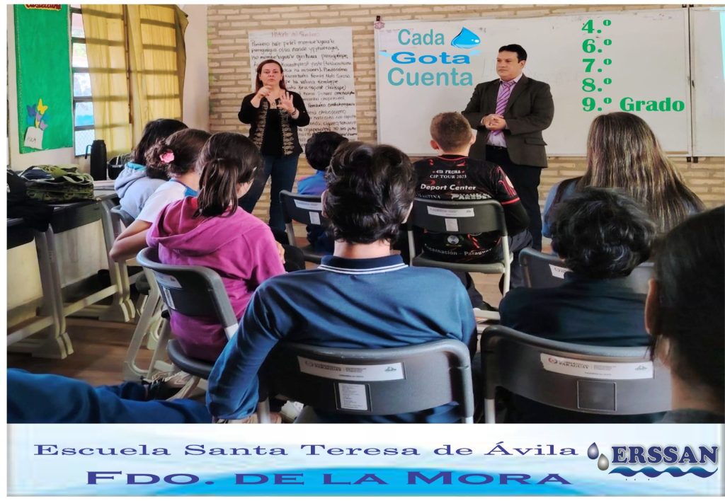 Charla sobre el uso racional del agua.