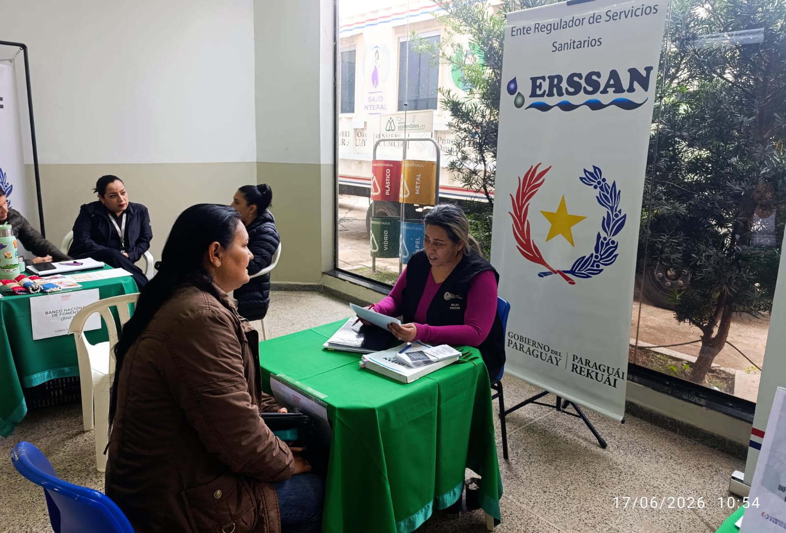 ERSSAN continúa acompañando la jornada de ciudad mujer móvil en el departamento de Amambay.