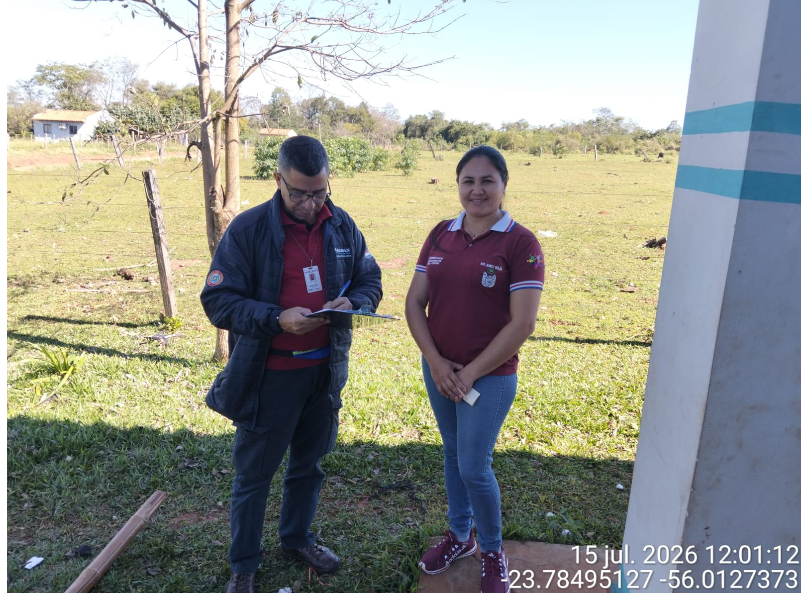 ERSSAN realiza verificación en el departamento de San Pedro.