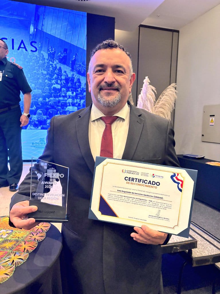 ERSSAN recibe reconocimiento de SENATUR por su aporte al posicionamiento internacional de Paraguay