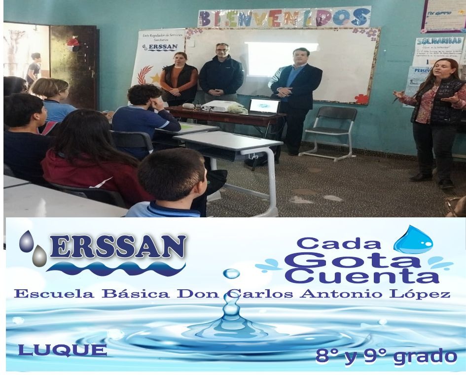 Charla en Colegio Cerro Corá de Lambaré y en la Escuela Básica Don Carlos Antonio López de Luque,
