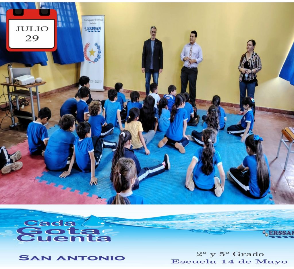 Charla en Escuela 14 de Mayo, de la ciudad de San Antonio, Departamento de Central.