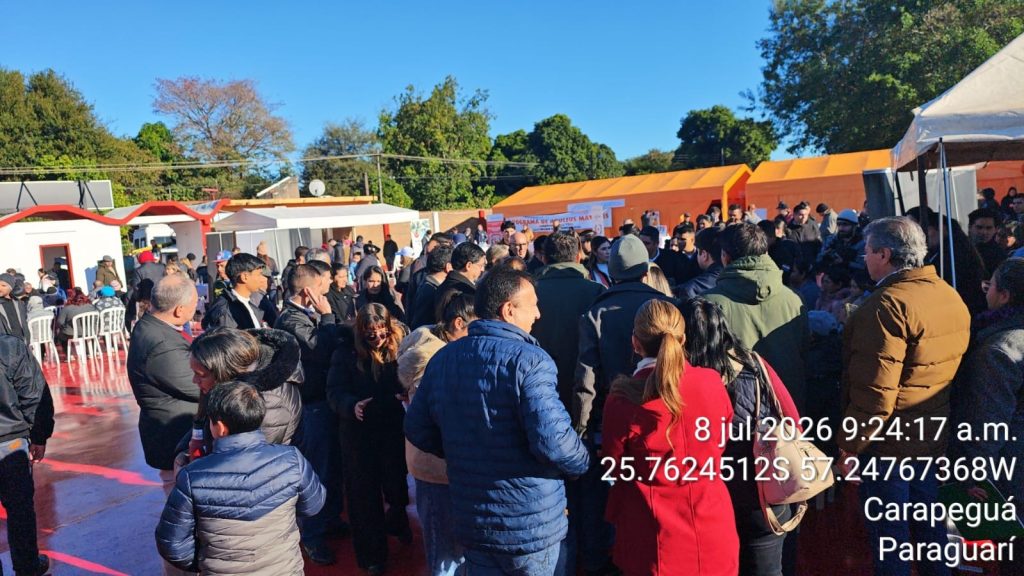ERSSAN presente en la jornada de ciudad mujer móvil en Carapeguá.