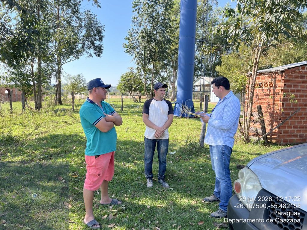 ERSSAN realiza control de la calidad del servicio en el departamento de Caazapá.