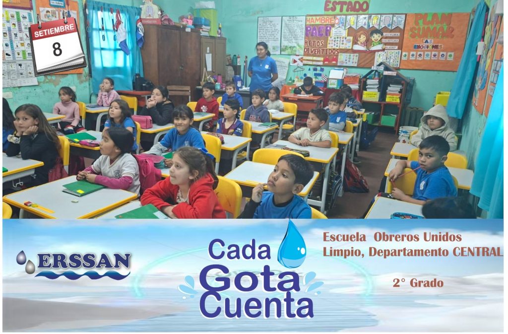Charla a alumnos de 1° y 2° grado de la Escuela Obreros Unidos, del Distrito de Limpio