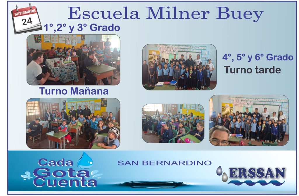 Charlas educativas sobre el uso racional del Agua